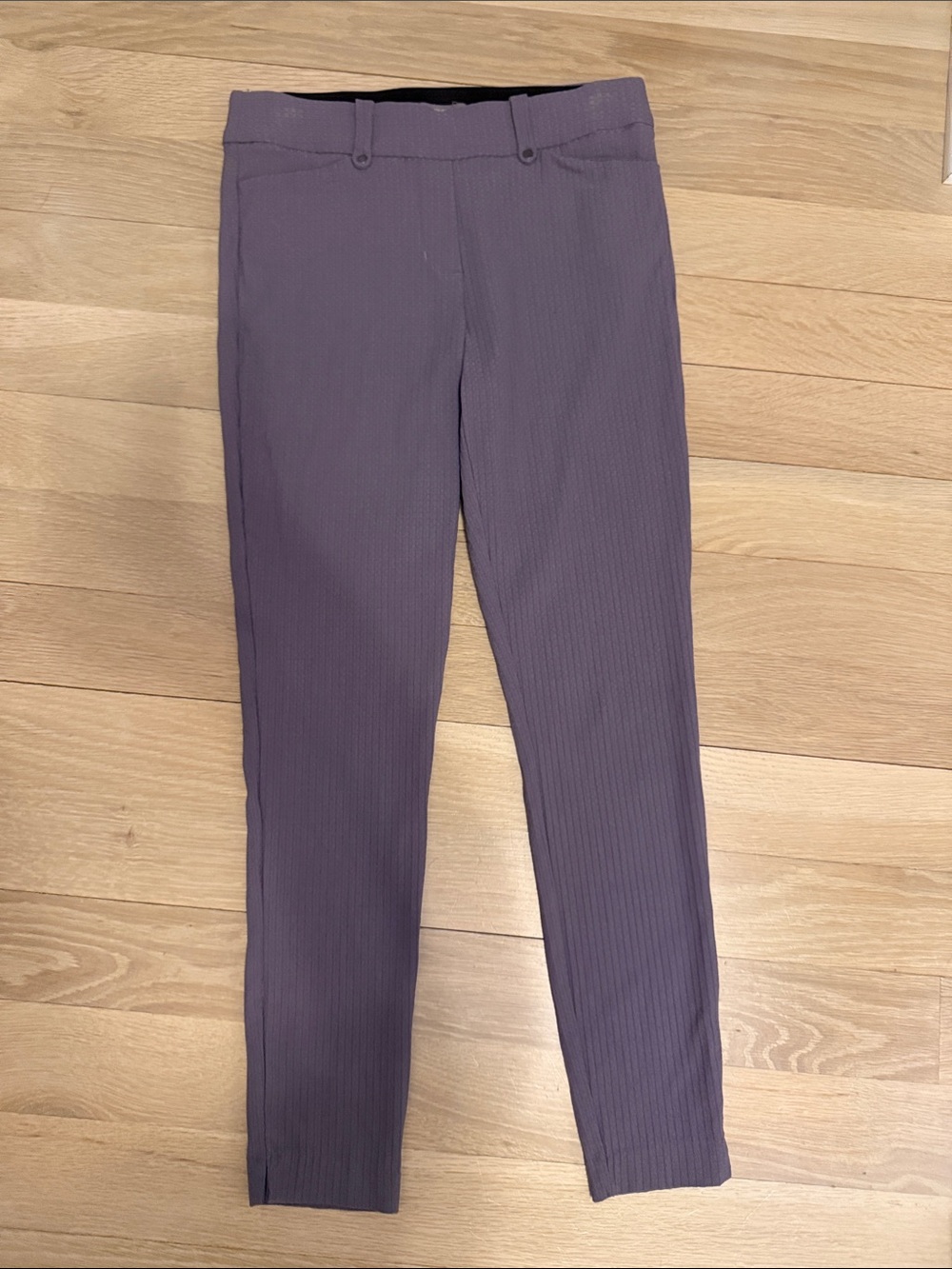Maurices Plum Ribbed Knit Pants